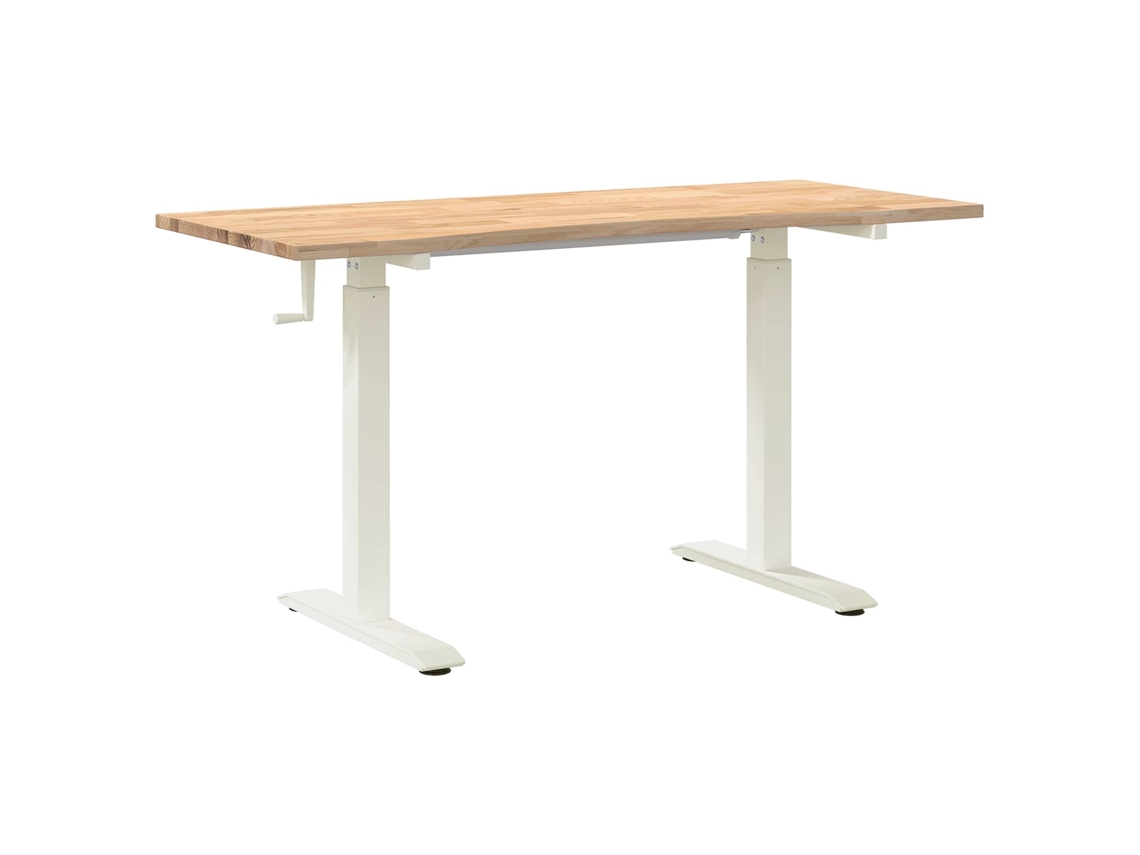 Escritorio | Madera de roble blanco y natural 140 x 60 cm