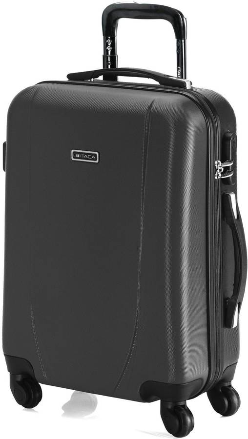 Maleta De Viaje itaca abs texturizado cabina 35 l 55x38x20 cm negro 71100