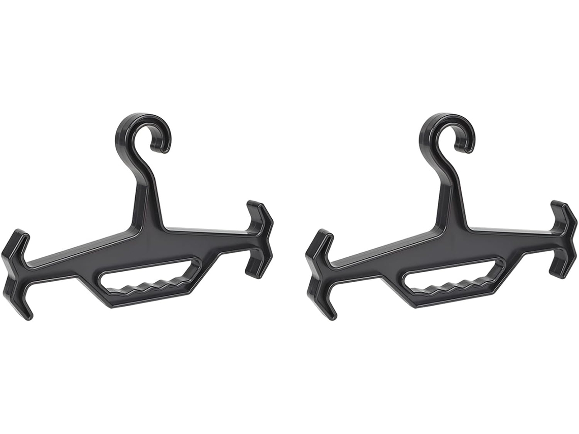 Percha Resistente Para Chaleco De Neopreno, Organizador De Almacenamiento De Equipo De Supervivencia Negro, 2 Piezas