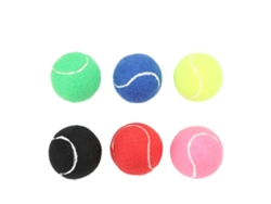 Junli-juego De 6 Pelotas De Tenis De Entrenamiento De Cachemira Y Goma Multicolor Para Clubes Y Equipos De Entrenamiento Juvenil.