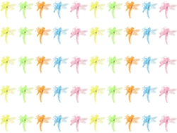 Juego De 50 Clips De Soporte Transparentes Para Orquídeas Y Libélulas.