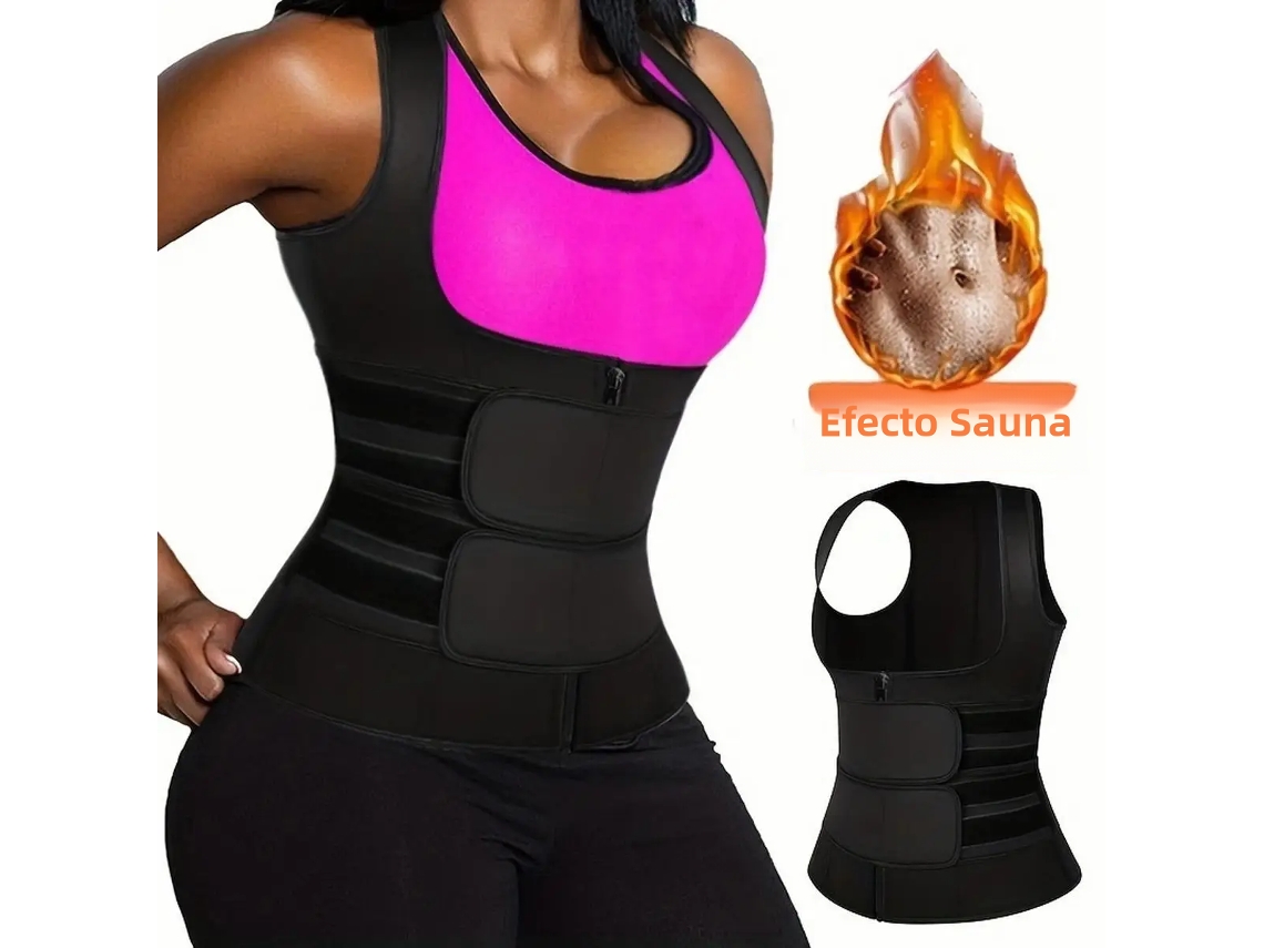 (negro, L) Chaleco De Cintura Ajustable Para Mujer, Ropa Interior Moldeadora De Cintura Para Adultos