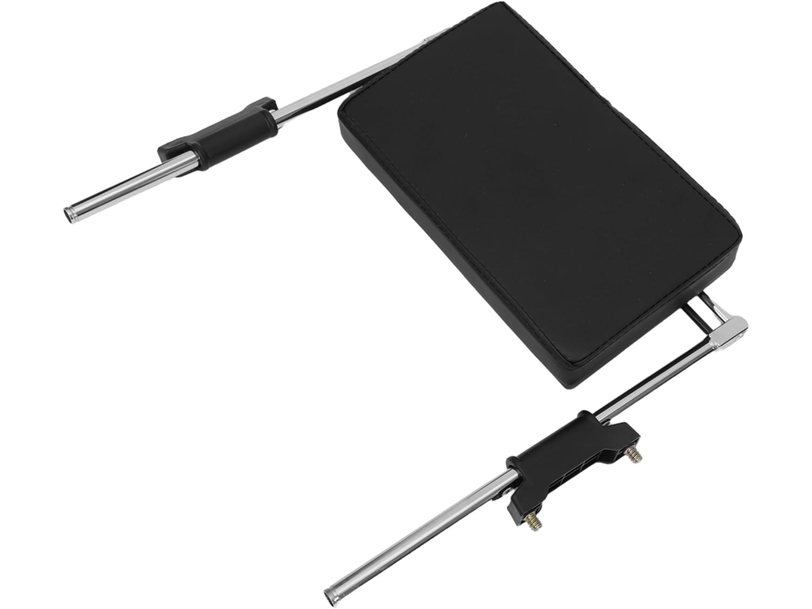 Reposapiés Acolchado Negro Para Silla De Oficina, Soporte Ergonómico Ajustable.