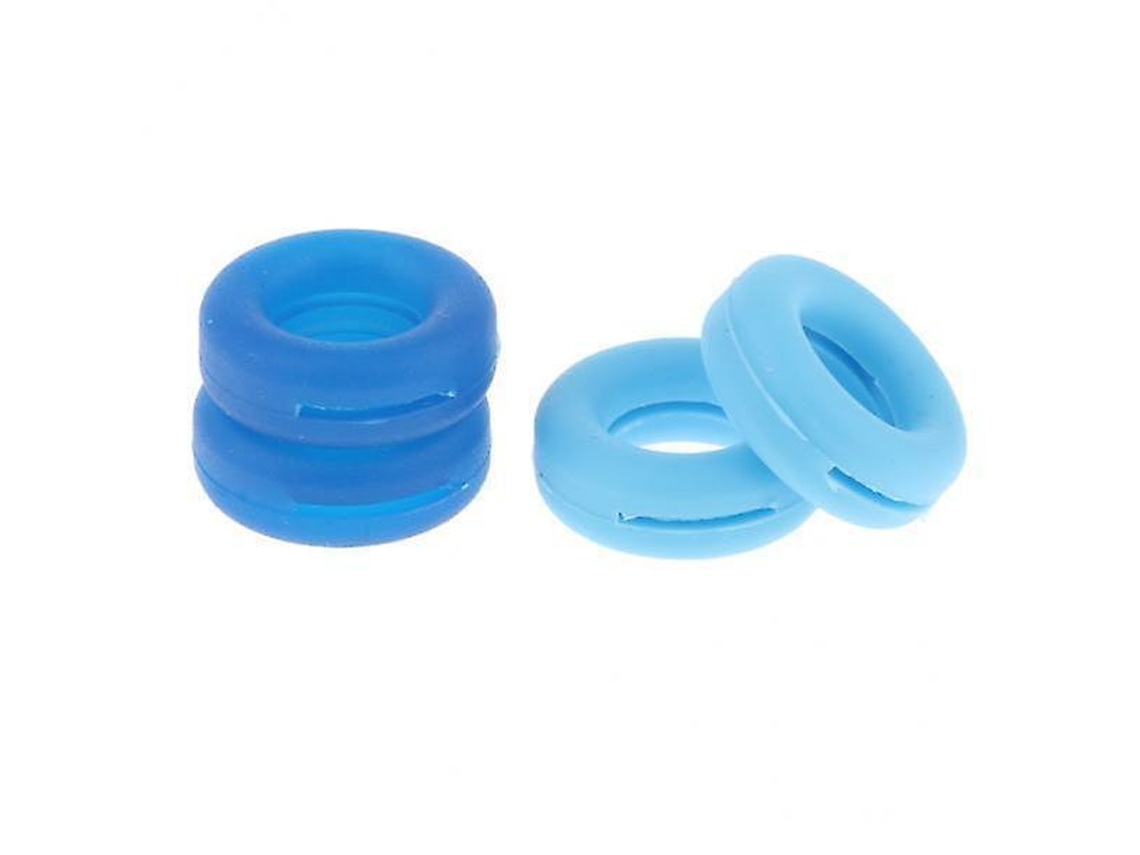 10 x 2 pares de ganchos de silicona antideslizantes para gafas, azul oscuro, azul claro Rosewell