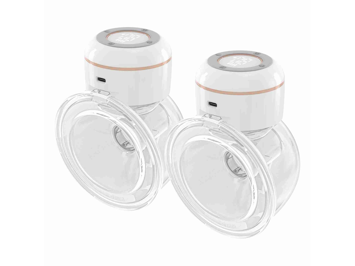 Extractor De Leche Eléctrico Portátil Manos Libres, 4 Modos, 12 Niveles De Succión, Paquete De 2 Unidades