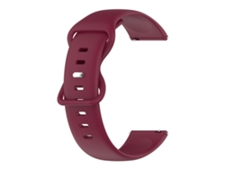 Bracelete Para Samsung Galaxy Watch 4 (40mm/44mm) - Silicone Cor Sólida (20mm) - Borgonha