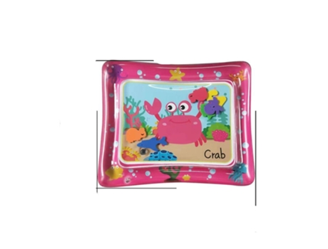 Tapete de Juego de Agua Para Niños Bebés, Tapete Inflable Para Jugar Boca Abajo L