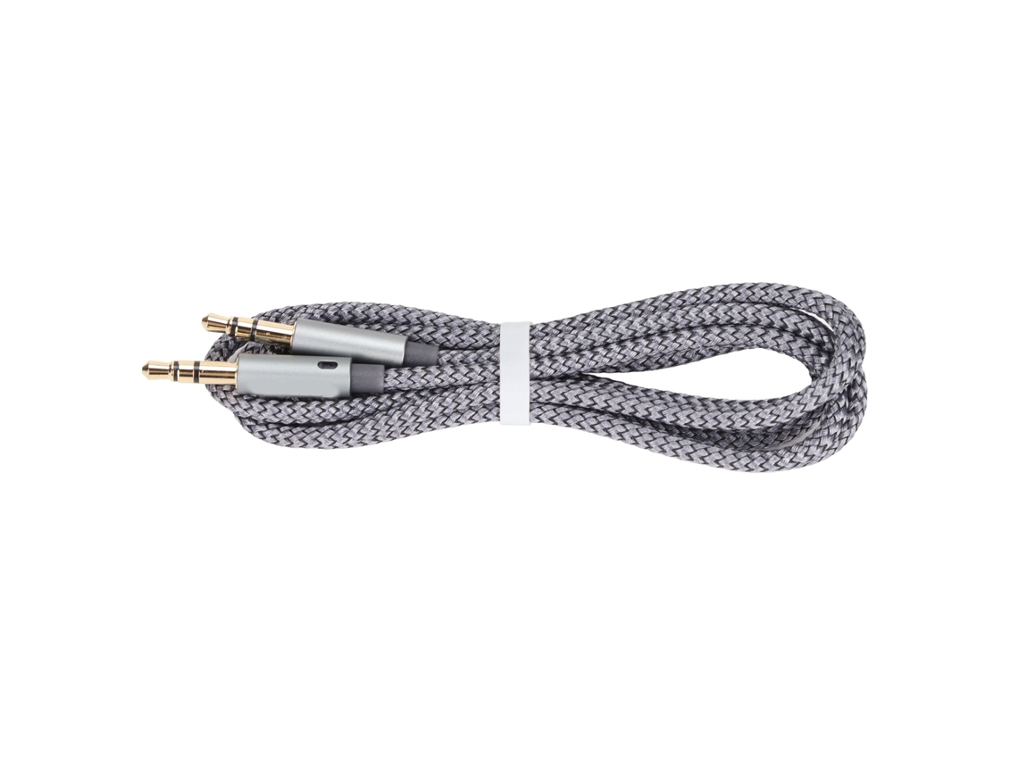 Cable De 3,5 Mm Macho A Macho Con Trenzado De Nailon, Extensión Estéreo De 1,2 M/4 Pies, Aux