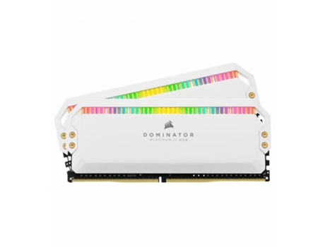 Memoria RAM DDR4 CORSAIR Dominator Platinum RGB (2 x 8 GB - 3200 Mhz - Blanco)