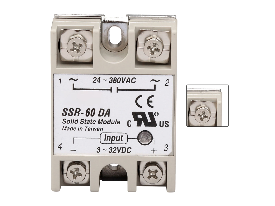 Omni-relé De Estado Sólido Monofásico Módulo De Baja Ruido Sin Chispa Para Control De Potencia Ssr 60da