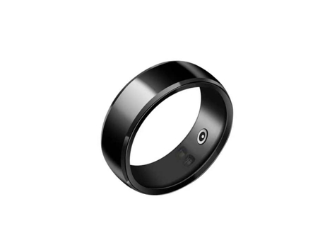 Smart Ring, CHRONUS Frecuencia cardíaca Oxígeno en sangre Monitoreo del sueño Anillo Bluetooth impermeable (Negro, 20#)