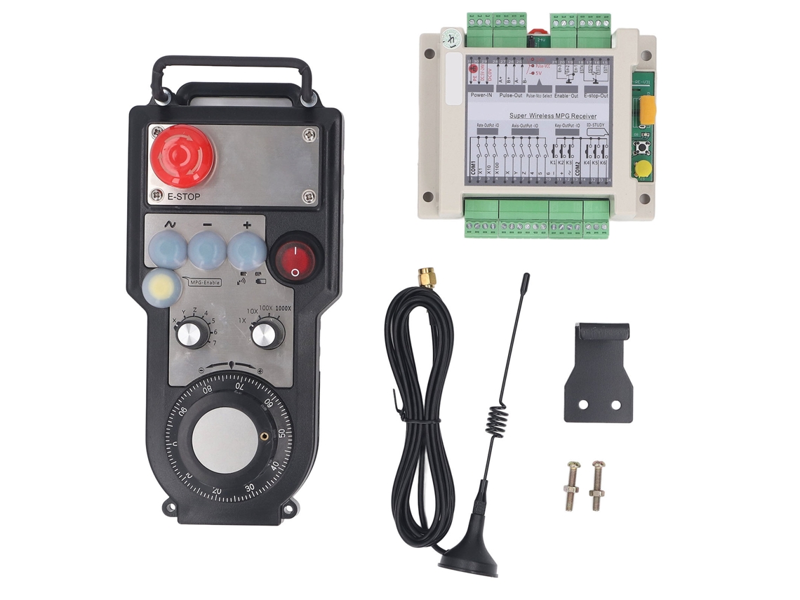 Volante CNC inalámbrico Sunflare de 7 ejes y 50 m