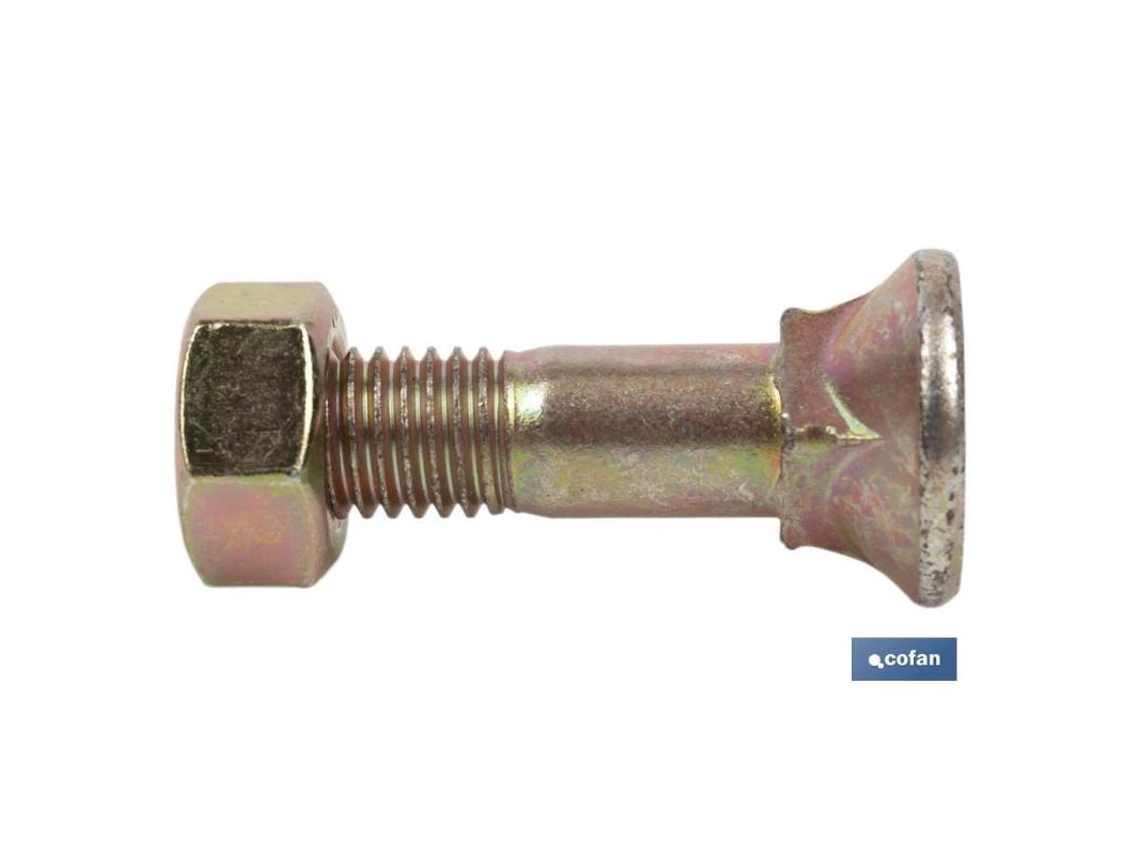 Din-608/934 C-8.8 M-10x60 Bicromatado Caja 100 Unid.