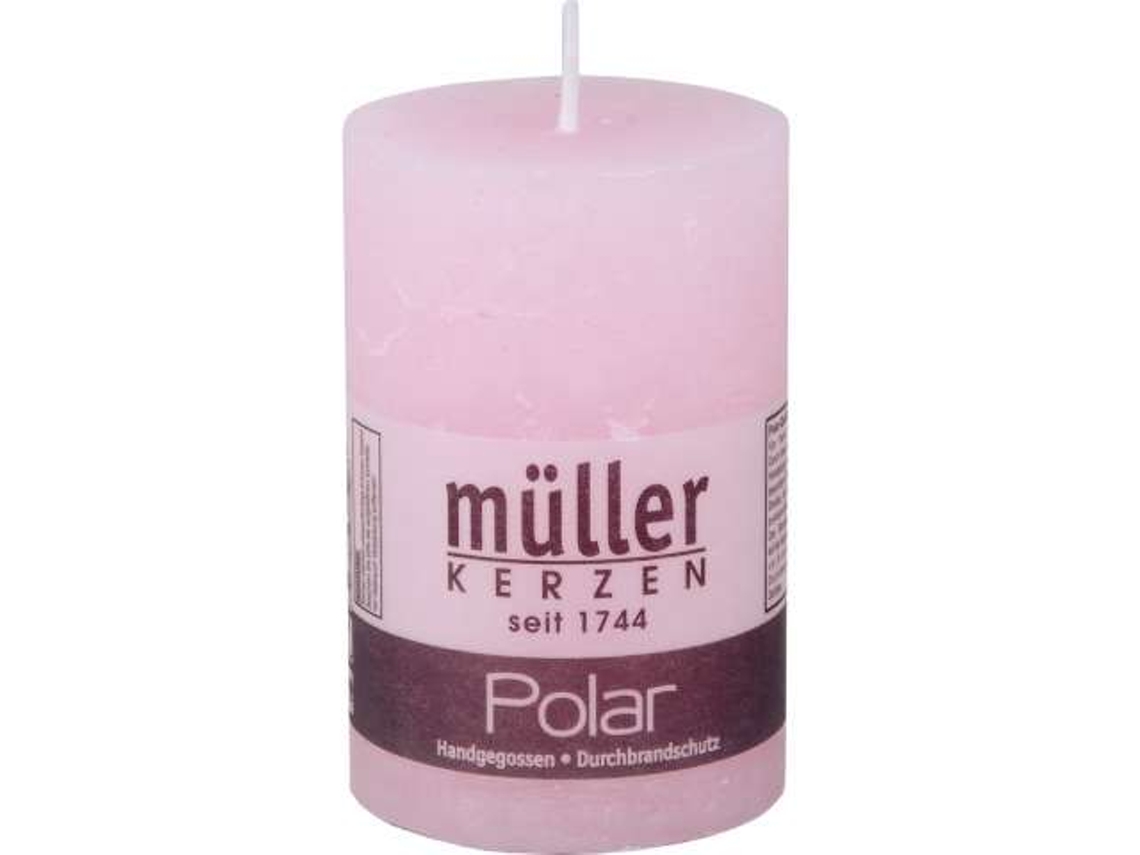 Vela Taco Rustica Müller 90/58Mm Rosa Claro