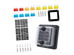 Caja De Fusibles Automotriz Impermeable Con Tapa Frontal Y Junta De Sellado.