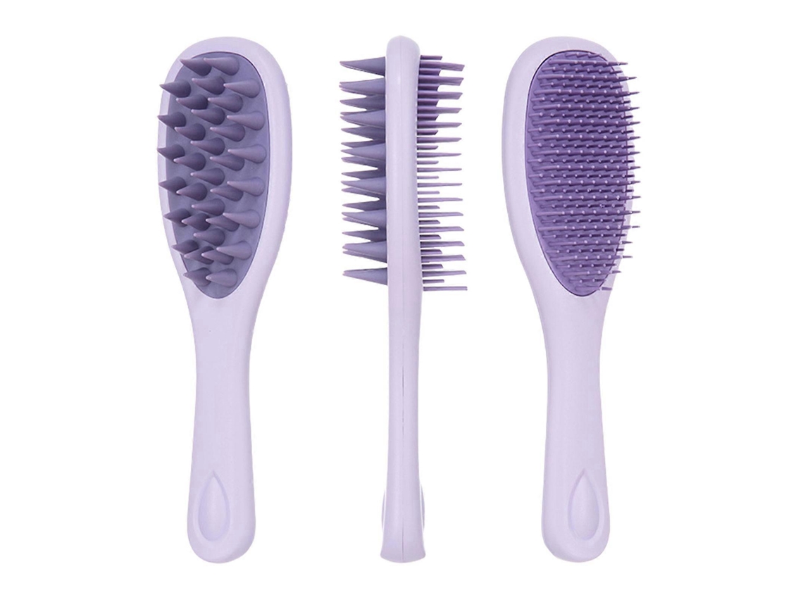 Peine profesional de mango largo con dientes anchos y finos para uso en salón o en casa. Desenreda y da el acabado final al cabello eficazmente.
