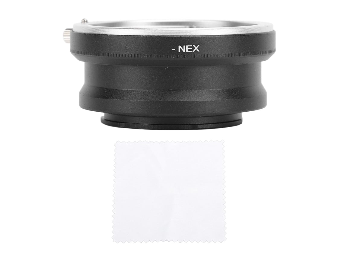 Adaptador De Lente Para Câmeras Nex E Series Com Foco Manual Em Liga De Alumínio