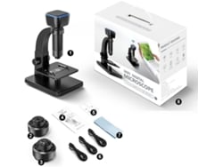 Microscopio Hd De 5 Mp Con Aumento De 2000x, Conexión Usb Y Cable Para Inspección, Y Batería Integrada De 1800 Mah.