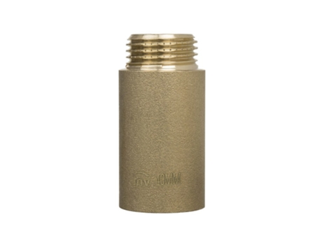 20mm de Largo - 3/4 BSP (22mm) Extensión de Rosca de Tubo Hembra x Macho Hierro Fundido Latón