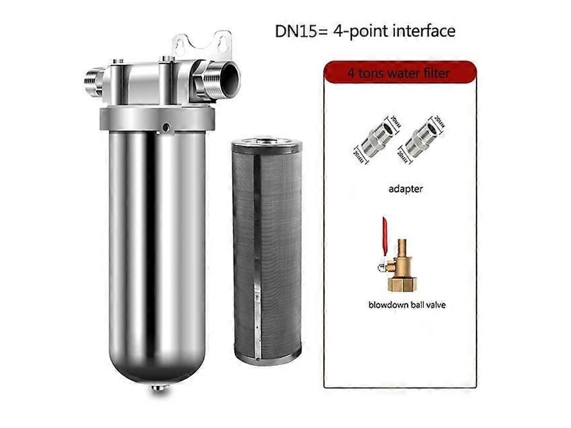 Purificador de agua doméstico ELECTVAULT1 con prefiltro de acero inoxidable