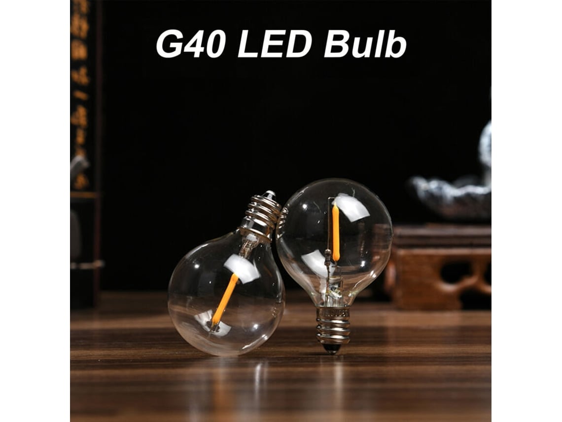 Bombilla Led De Repuesto G40 E12, Impermeable, 220v, 2700k, Para