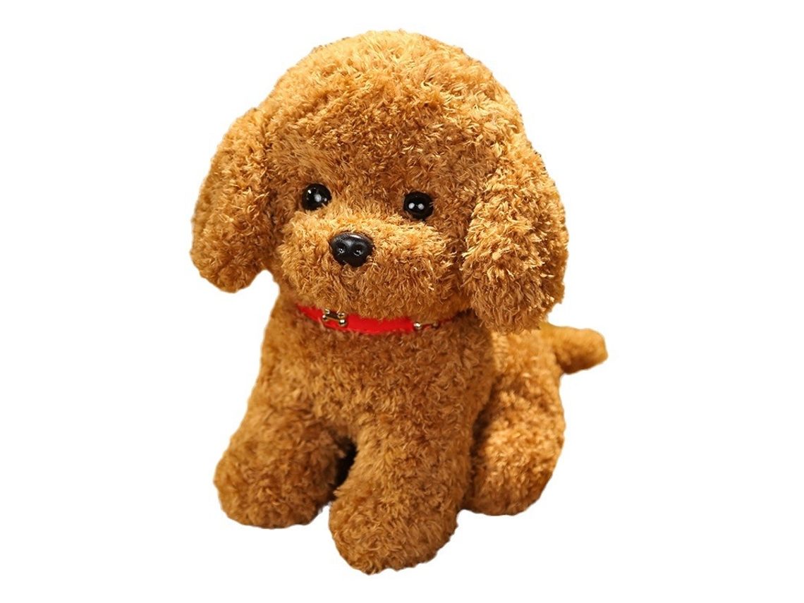 Peluche de perro de 28 cm, cachorro, muñeco de trapo