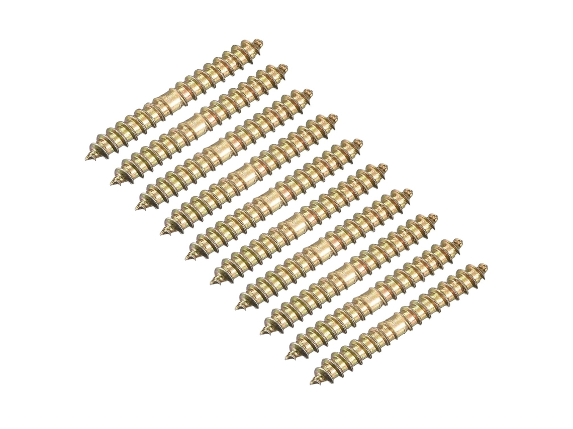 24 Tornillos Autorroscantes De Doble Cara De 4 X 30 Mm Para Unir Madera.