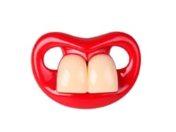 Chupeta Engraçada Para Bebê Recém-nascido Chupeta De Dentes Presente Para Menino Menina 3 Meses+