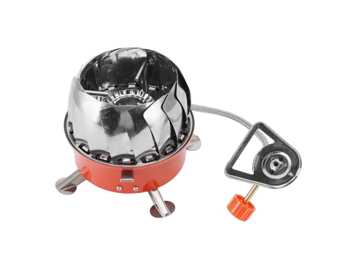 Estufa de camping (2800 W, diseño de patas plegables)