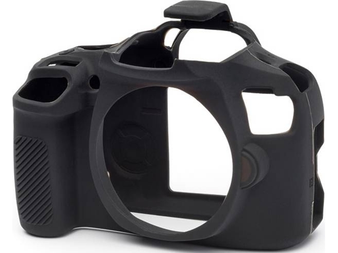 Funda silicona EASYCOVER Canon 1300D/2000D Negro