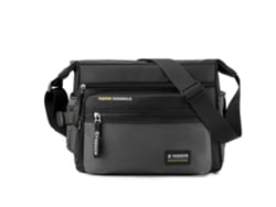 Bolso bandolera informal (gris), gran capacidad, bolso de hombro