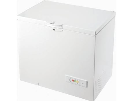 Congelador Horizontal INDESIT OS2A250 (Estático - 91,6 cm - 255 L - Blanco)