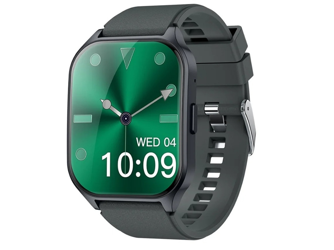 Smartwatch con pantalla curva amoled, llamadas bluetooth, monitorización de frecuencia cardíaca, presión arterial, oxígeno en sangre y sueño con bestvite