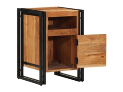 Maison Exclusive - Mesita De Noche De 40x40x59 Cm, Madera Maciza De Acacia