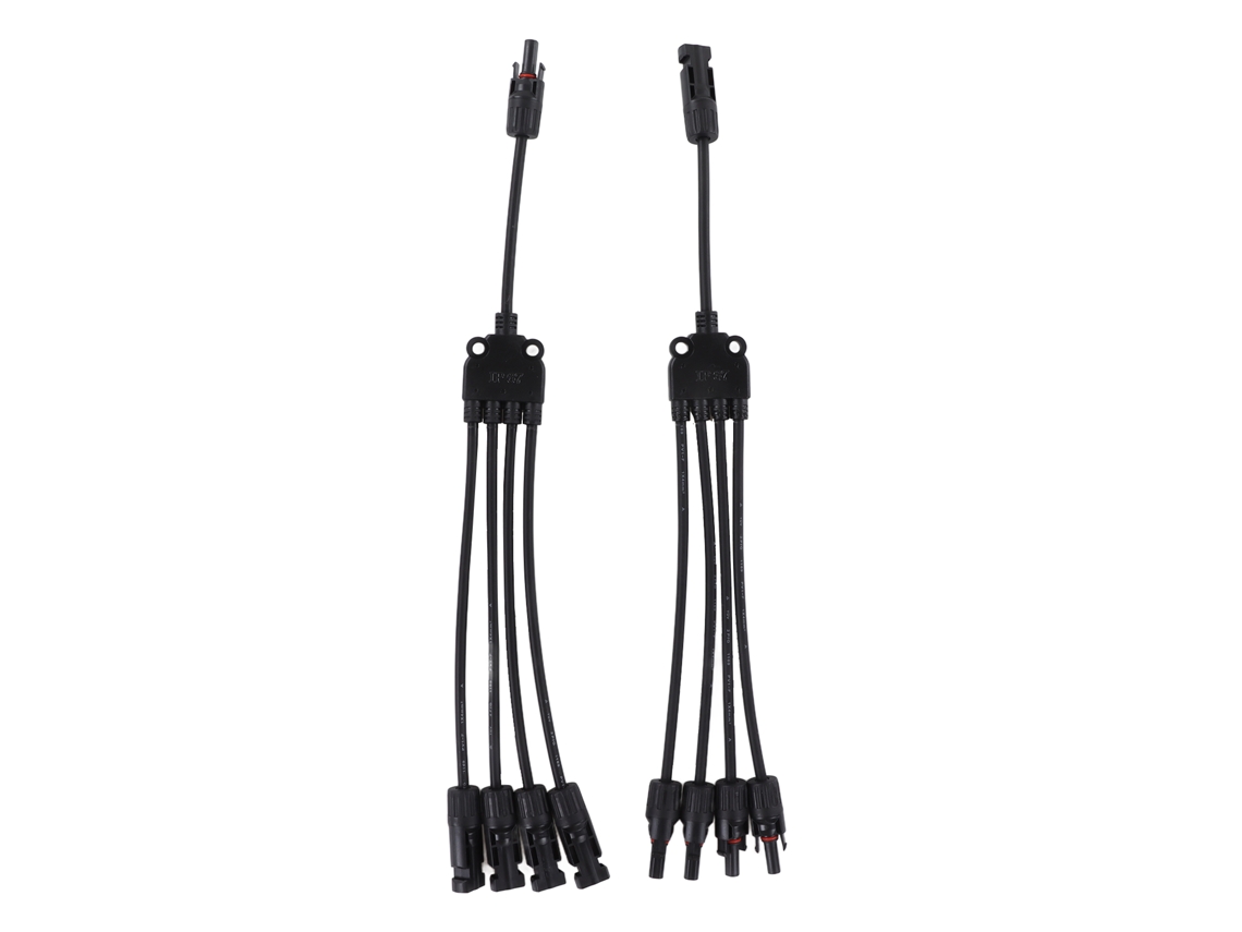 Conector Solar Y Branch 1000v 50a Ip67 Impermeable Adaptador Splitter Paralelo Para Exterior
