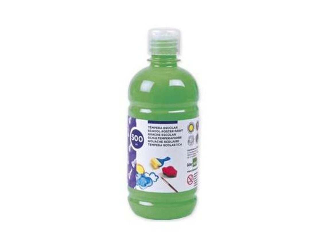 Guache Escolar Liderpapel 500 Ml Verde