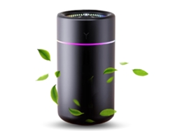 Mini humidificador de aire portátil, difusor Usb con luz colorida para ciclismo, 2 modos de niebla y apagado automático, purificador de coche BISBISOUS