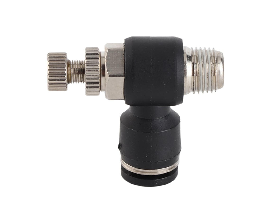 Bocal de válvula de gás laser CO2 para máquina de corte a ar ajustável, tubo de 6 mm, fio de 9,7 mm