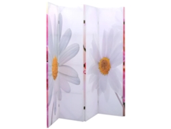 Biombo Divisor Plegable 200x170 Cm Flores