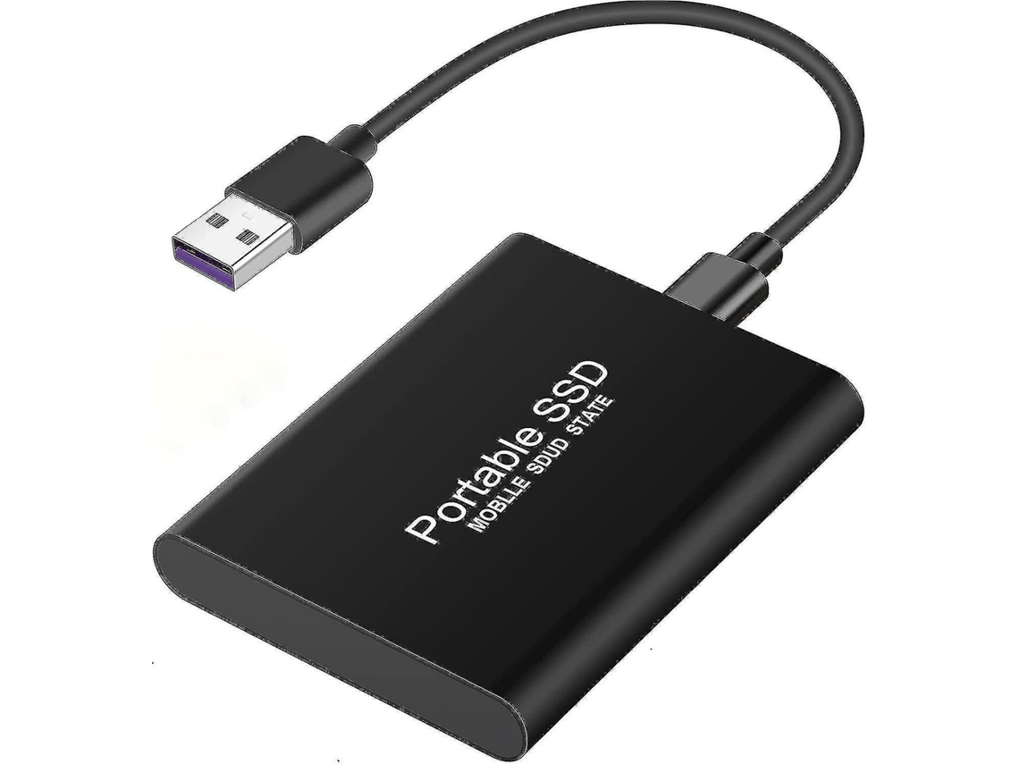 Disco Duro Externo Ssd Usb-c Usb 3.1 De 8 Tb. Almacenamiento Fiable Para Juegos, Estudiantes Y Profesionales (8 Tb, Negro).