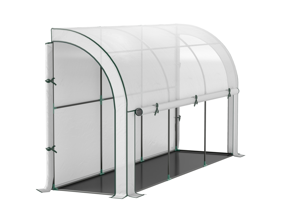 Invernadero Con Puerta,invernadero Acero Resistente Al Invierno Con Lámina,invernadero Para Balcón,jardín,casa Para Tomates Con Protección Uv ...
