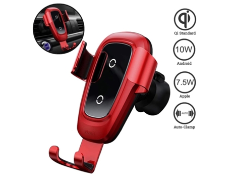 Cargador Carro Sem Rápido Giratório para Samsung Galaxy S9+/S9/S YIZHOOD Rojo