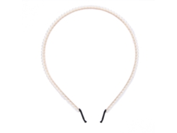 Diadema De Aleación Con Perlas Falsas Para Mujer, Accesorio De Pelo Moda Para Bodas Y Fiestas
