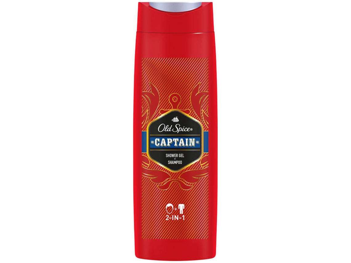 Champú OLD SPICE Captain Body And Shower Gel (400ml)