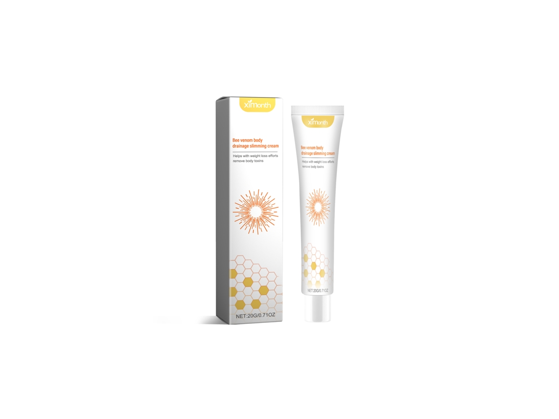 Crema de veneno de abeja para moldear, reafirmar y adelgazar el cuerpo y lograr una figura perfecta.