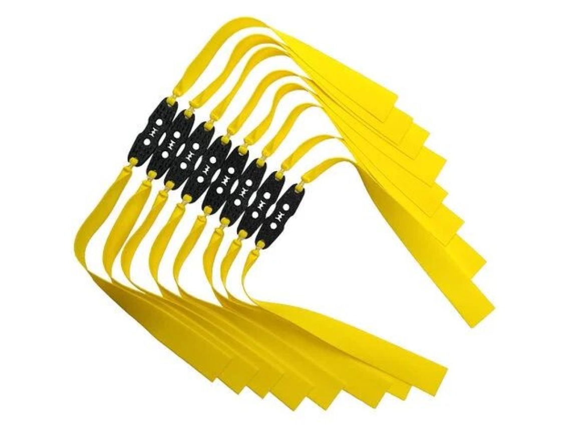 MEOIRUERY Bandas de repuesto de goma planas para tirachinas. Bandas elásticas de alta elasticidad y gran resiliencia. Fabricadas en caucho natural para un rendi