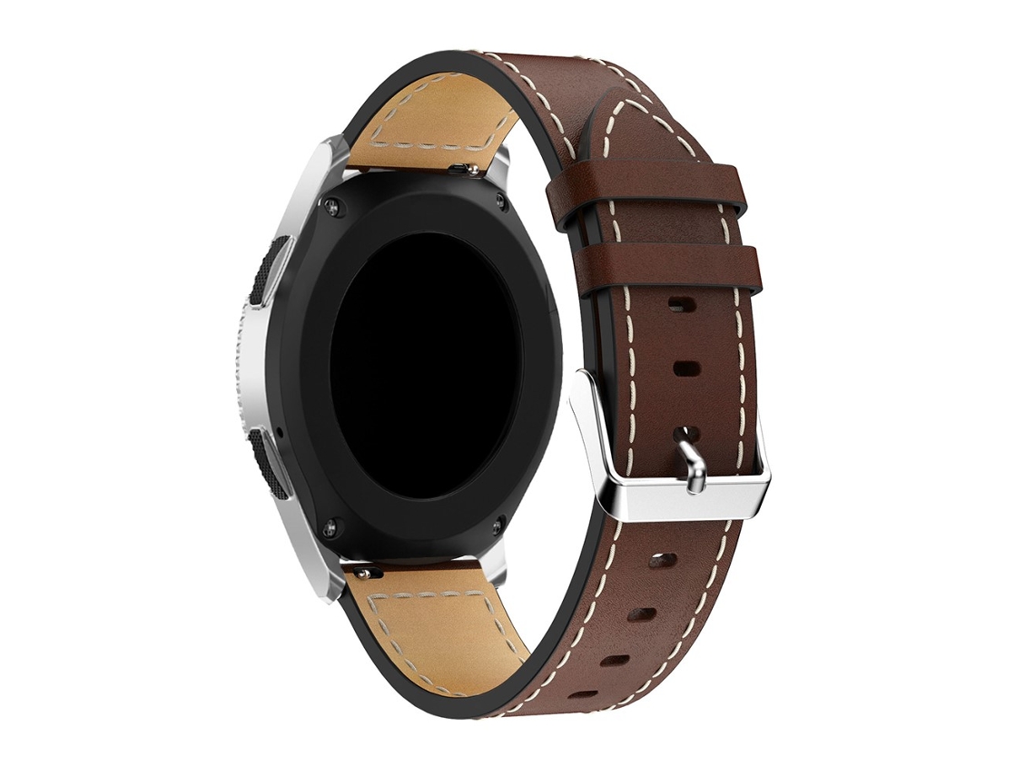 Correa de piel auténtica para Samsung Galaxy Watch 42mm - café