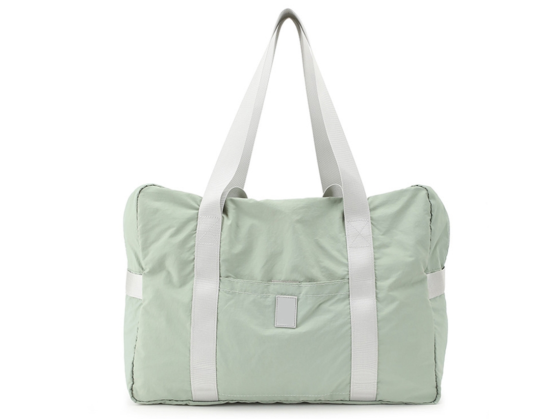 Maleta De Viaje Dobrável De Mujer Plegable Equipaje Deportiva Avión Fin Nylon Verde (46x35x17cmdesdobrado.46x35dobrado)
