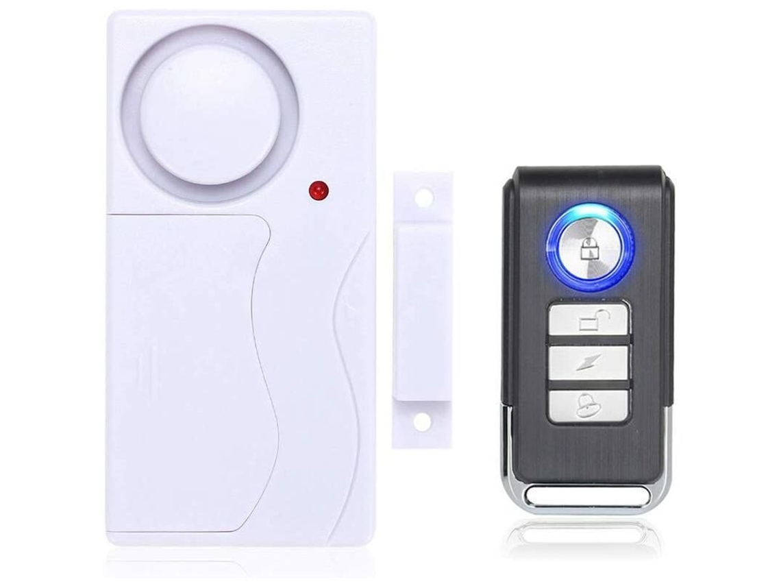 2026altiro-alarma Inalámbrica Para Puertas Y Ventanas Con Control Remoto - Fácil Instalación. Incluye 1 Alarma Y 1 Control Remoto.