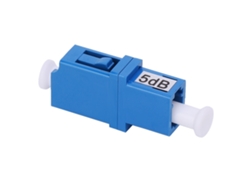2026as-conector De Fibra Óptica Lc/upc-5db Acoplador Modo Simplex Adaptador De Brida Atenuador Industrial